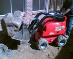 Rocks are heavy and difficult to place, let us do it for you